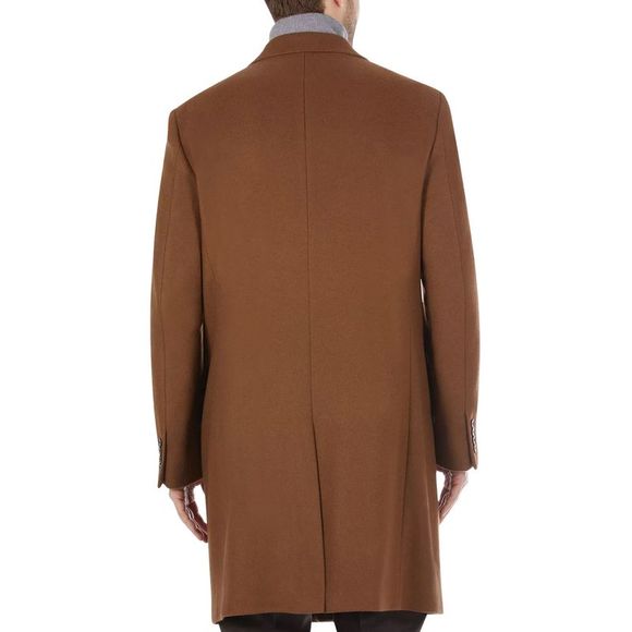 Lauren Ralph Lauren Mens Luther Luxury Blend Overcoat 38 Regular Vicuna NWT $495 - Picture 2 of 4